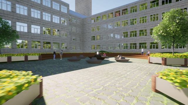 Проект благоустройства кампуса СПбПУ