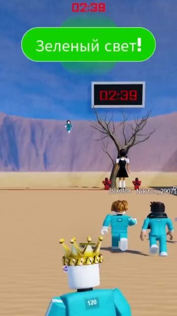 ГЛЕНТ - КРАСНЫЙ СВЕТ, ЗЕЛЕНЫЙ СВЕТ В ROBLOX #Shorts