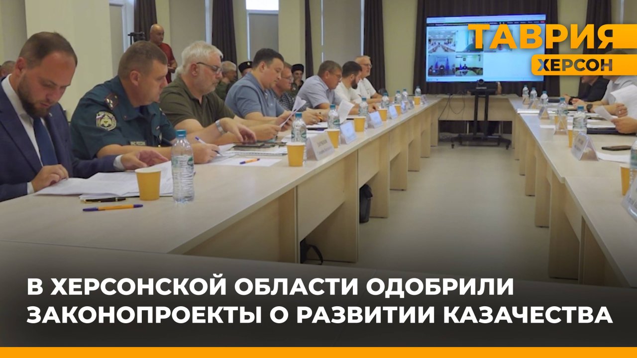 В Херсонской области одобрили законопроекты о развитии казачества