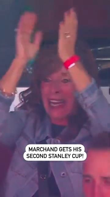 Brad Marchand Lifts The Stanley Cup