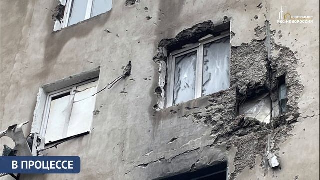 Восстановлен многоэтажный дом на ул. Куприна в Мариуполе