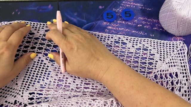 55 ряд салфетки «Цветочная»