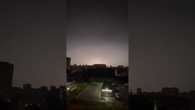 Гроза в Омске 18.06.2025г.