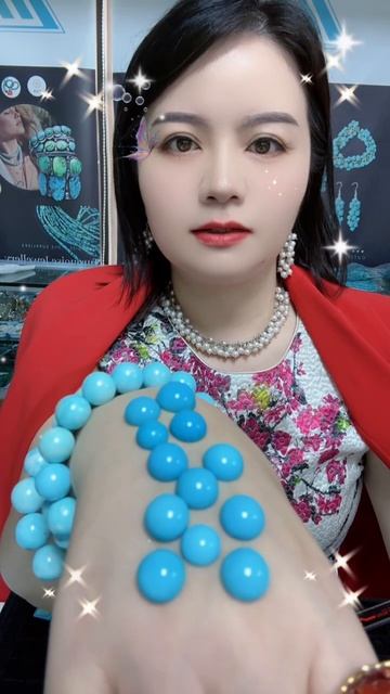 250618-8 Sleeping Beauty Turquoise Cabochon: Gentle Strike of Cool Gemstone