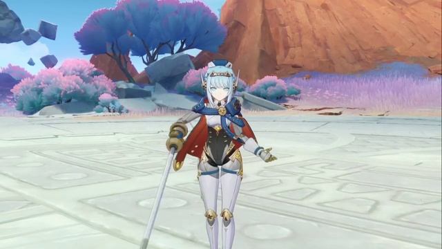 Genshin Impact 5.8 Инеффа: визуальные эффекты глаз в бою