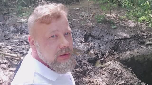 Пришло спасение оползневой дорожной насыпи на «Лесозаводе»