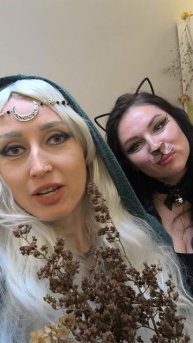 скромный мэйк на Хэллоуин