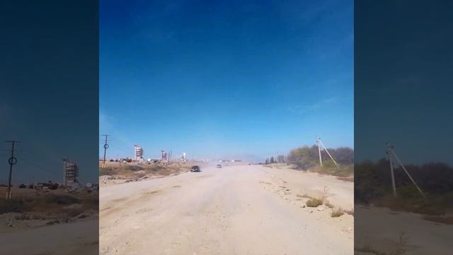 Under construction forever - Issyk-Kul south road, Kyrgyzstan #travel #driving #roadtrip