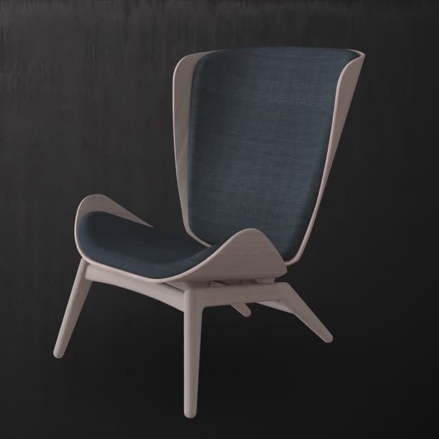 Кресло The Reader Wing Chair в 3d