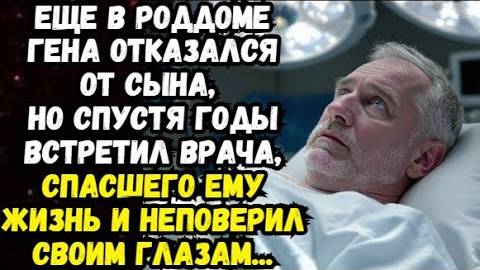 Истории из жизни: 📌в роддоме он отказался от сына, но спустя годы встретил... Аудио рассказы