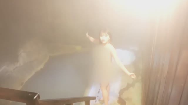 【混浴温泉】タオルなしでひとり混浴露天風呂Open-air bath Snowy scenery Real hot springs Nyuto Onsen 孫六