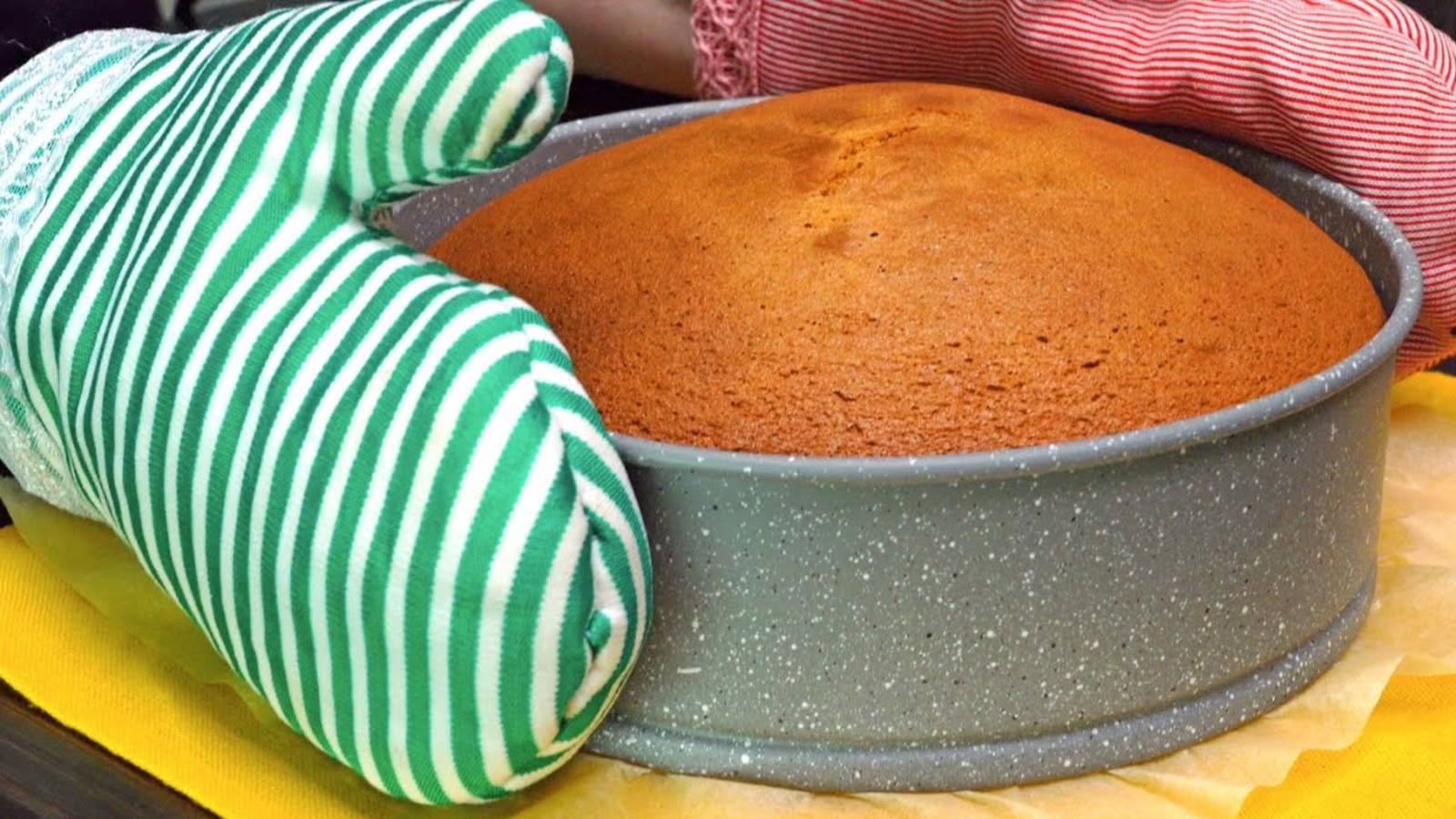 НЕ ОПАДАЕТ!!! ВСЕГДА ВЫСОКИЙ ПЫШНЫЙ Шифоновый Бисквит на ВСЮ ФОРМУ