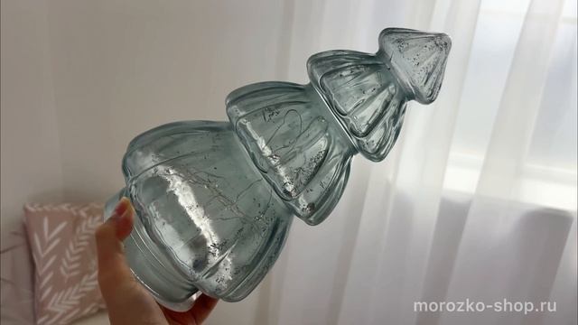 Декоративный светильник ЁЛОЧКА КАЙЛИ зелёный, 10 белых LED-огней, 28 см, таймер, 1165920-3