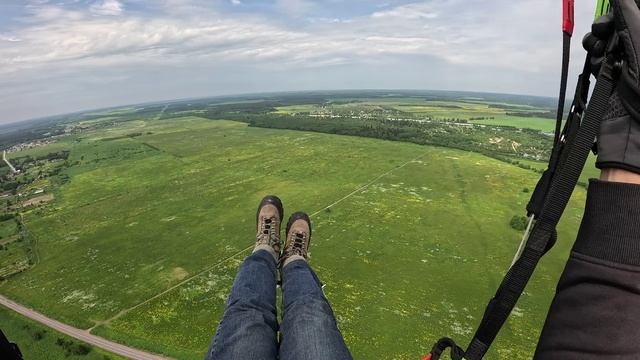 Полёт на акселераторе, полёт по кругу на параплане, парапланеризм, параплан BGD ADAM 2, А-шка.