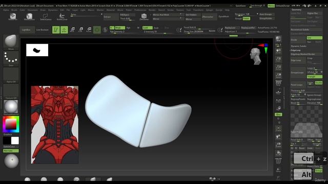 13. Side Armor Modelling