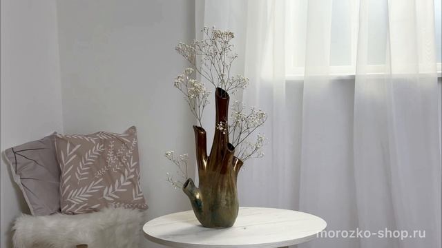 Декоративная ваза АЛКМЕНА ГОЛД, керамика, 41 см, 644763