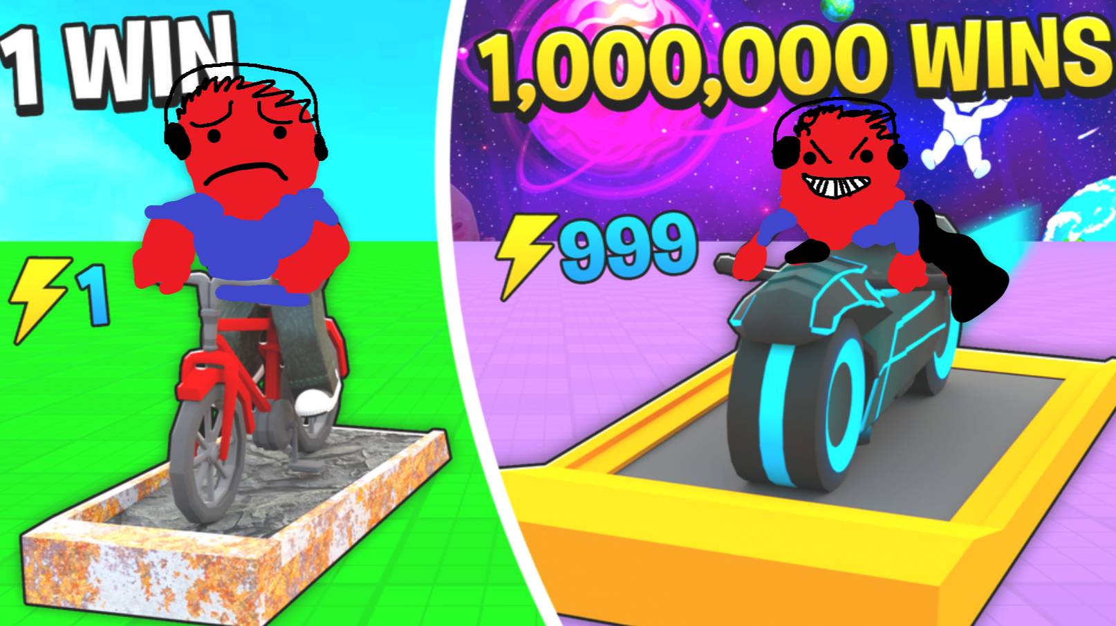 Я стал велосипедистом и ВЫИГРАЛ ГОНКУ😱😱😱