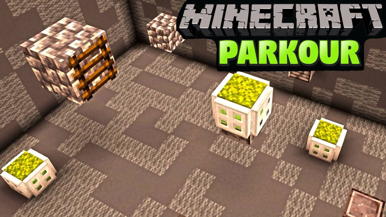 Прохождение паркура в Minecraft