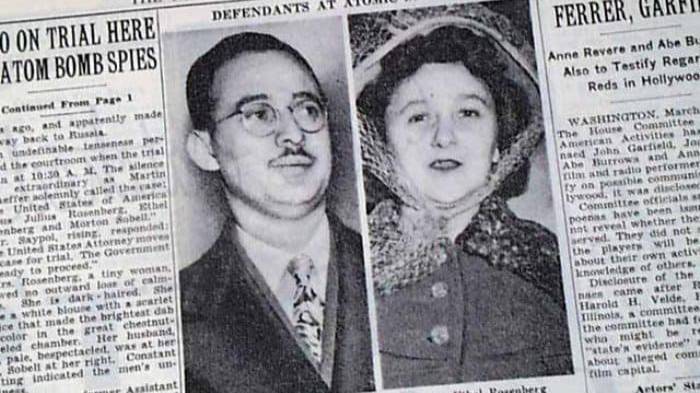 72 года назад - Суд в США приговорил супругов Джулиуса и Этель Розенберг за шпионаж в пользу Советск