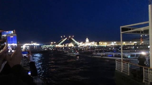 Развод мостов с музыкальным сопровождением Санкт Петербург