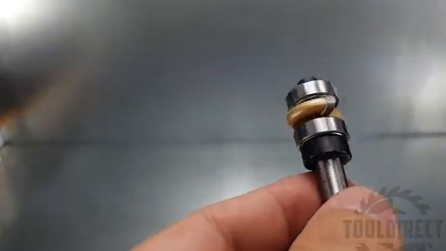 Фреза фигурная (обработка МДФ, пластика, дерева, ЛДСП) «Канавка» с верхним и нижним поlшипником