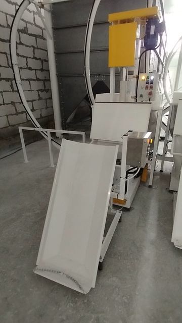 Проверка работы мешкоопрокидывателей, запуск линии в г. Нажневартовск
