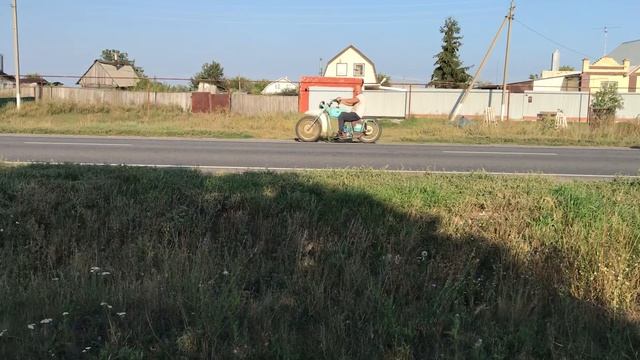 Иж с мотором от триммера