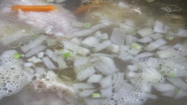 Грибной суп с курицей