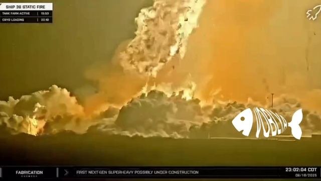 В США ракета SpaceX Starship взорвалась во время статического огневого испытания на базе Starbase