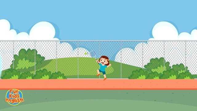 Sports & Sports Verbs Vocabulary Chant for Children _ English Vocabulary _ Fun Kids English