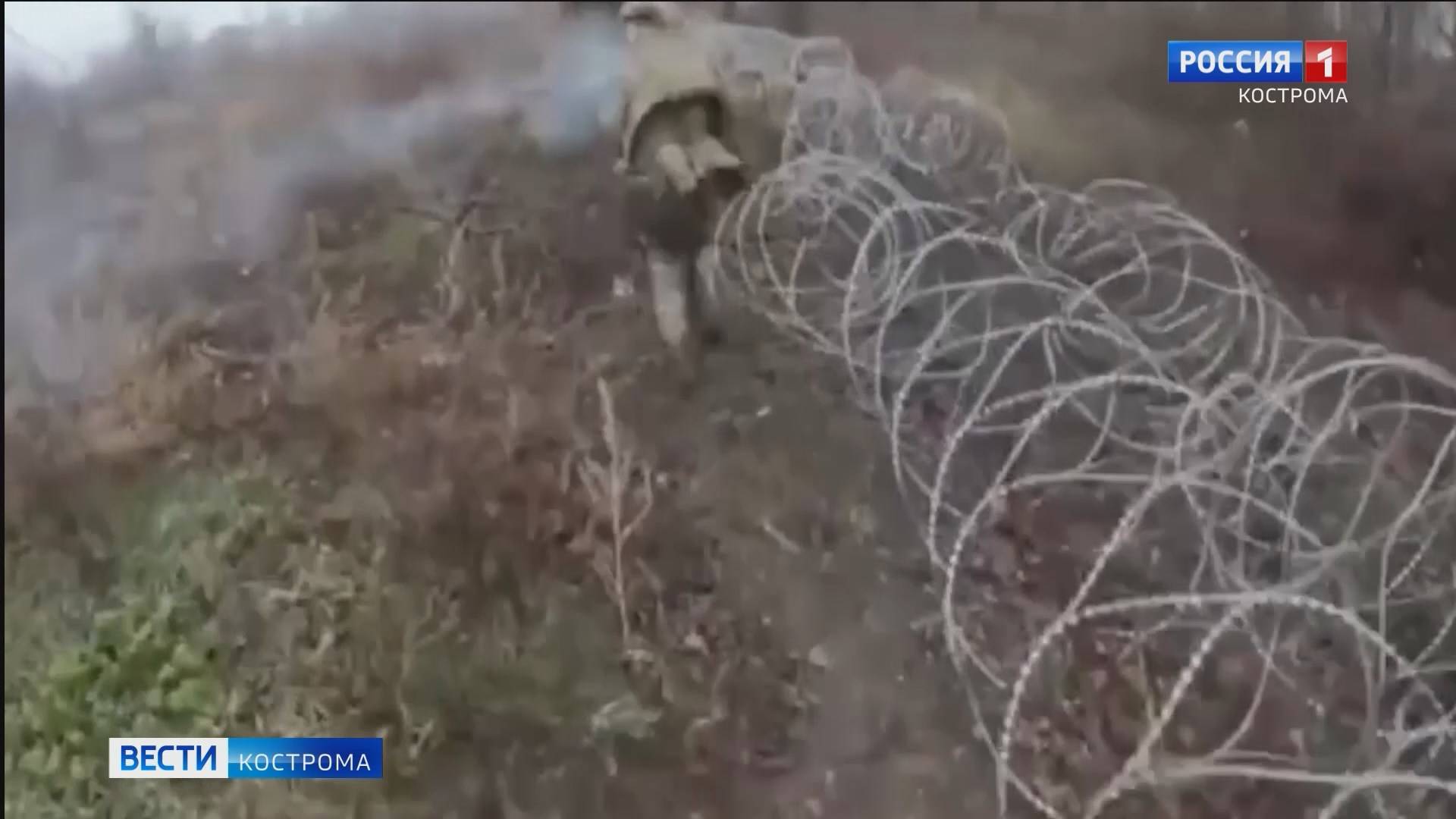 Костромские десантники «выкурили» противника из укрепрайона