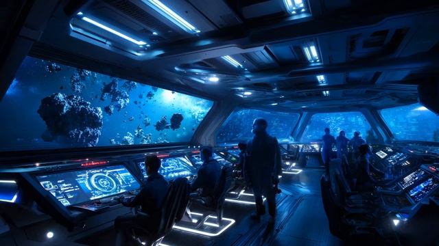 ▎Космический корабль в поясе астероидов
