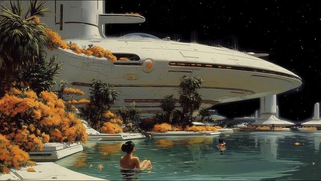 Space Oasis - Calm Ambient Soundscape for Space Relaxation & Deep Focus