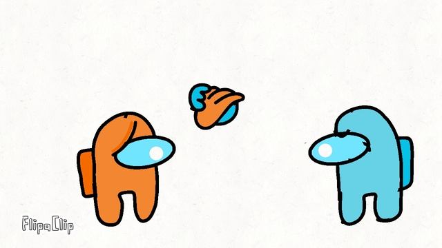 cyan and orange