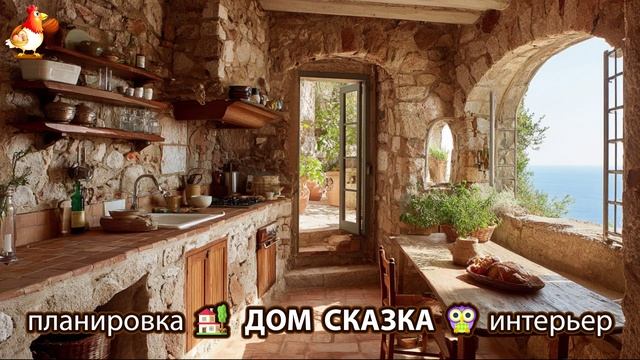 Сказочный дом мечты – 3D идея для вдохновения с планировкой и интерьером 🏡🏚️🏠 вариант (156)
