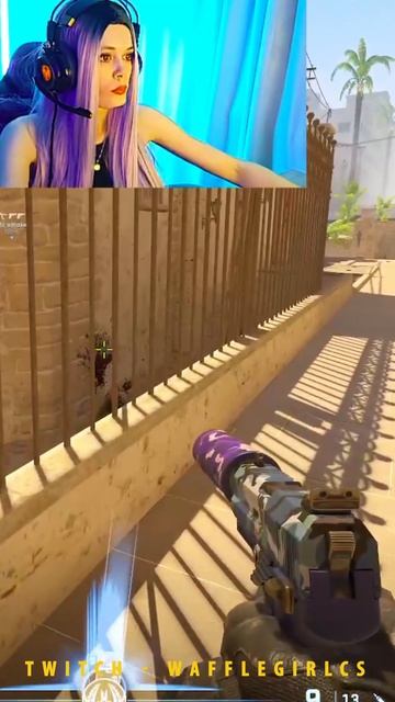 MIRAGE NAREZkA) #cs2 #girl #cute #streamer #counterstrike2 #wafflegirlcs #csgo #gaming #twitch