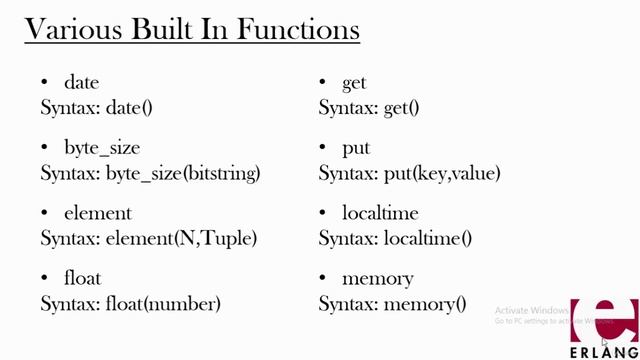 50 - Various Built In Functions