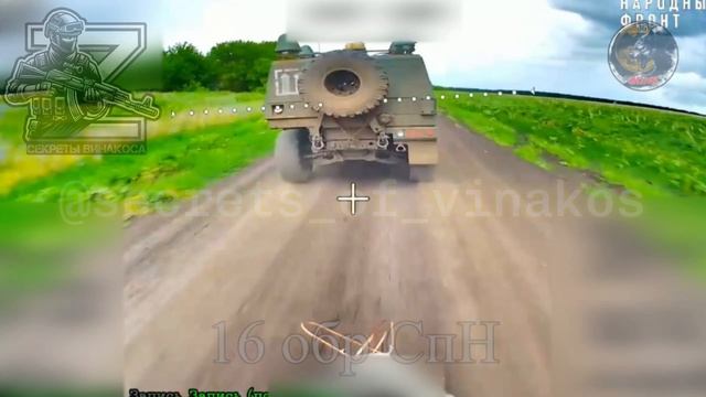 Бойцы 16 обр СпН уничтожили ББМ IVECO LMV, а также задвухсотили трех боевиков !!!