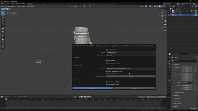 5 -1-4 Importing Models into Blender