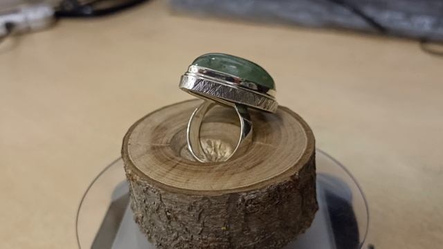Серебряное кольцо с ПРЕНИТОМ. левин павел серебро.