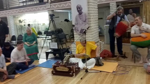 В Храме Кришны на праздник.