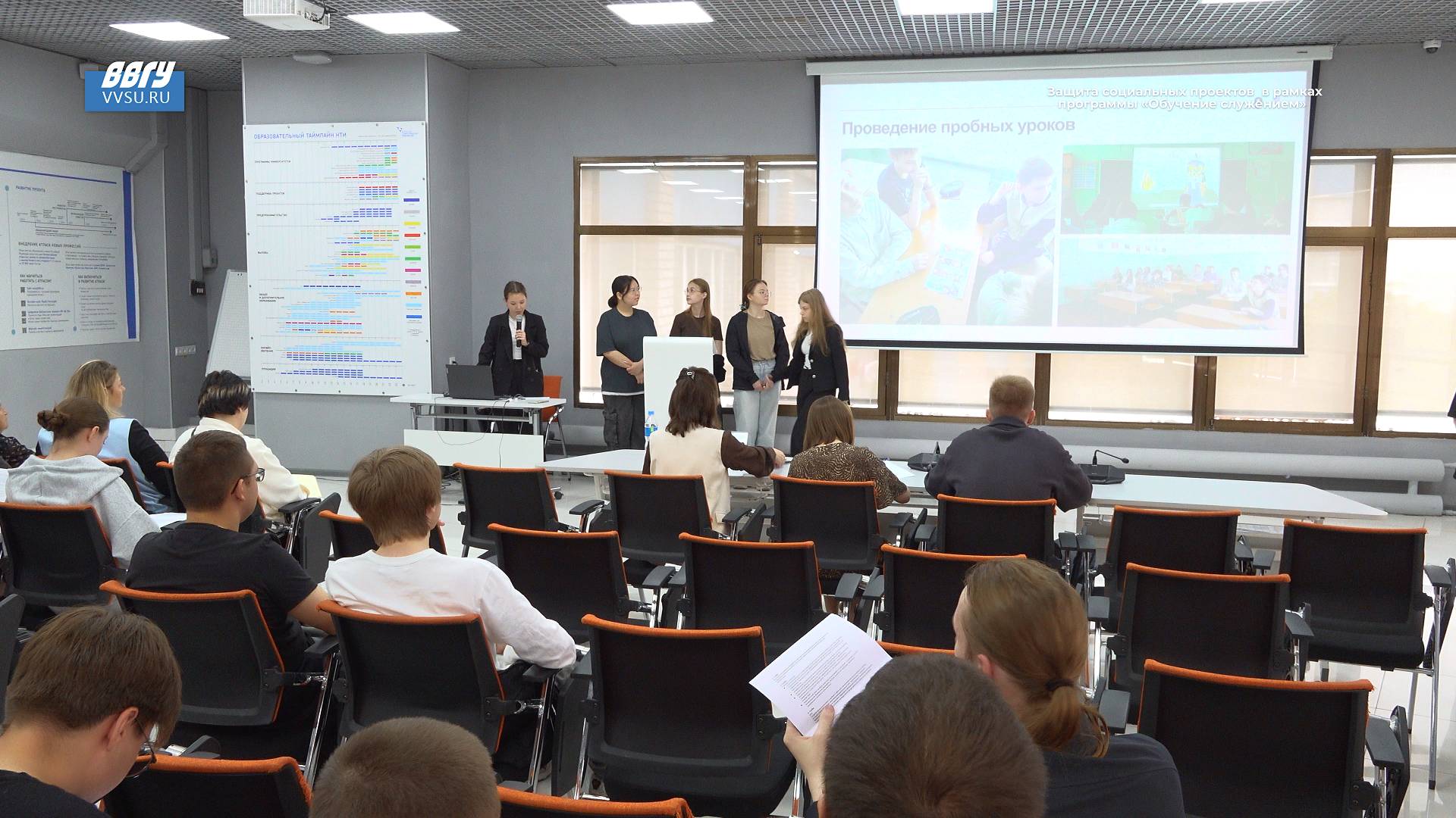 В ВВГУ прошла защита социальных проектов по программе «Обучение служением»