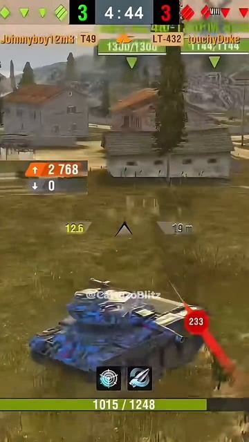 T49 _ 3 Kills & 5344 DMG _ #worldoftanksblitz #wotblitz #shorts #танки