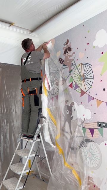 Фреска в детской комнате | ЖК "Флора и фауна"