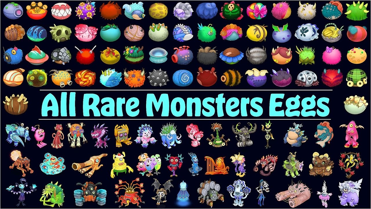 Все Редкие Монстры в My Singing Monsters (Мои Поющие Монстры)