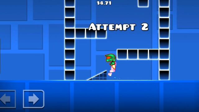 Я создал платформер в Geometry dash 2.2
