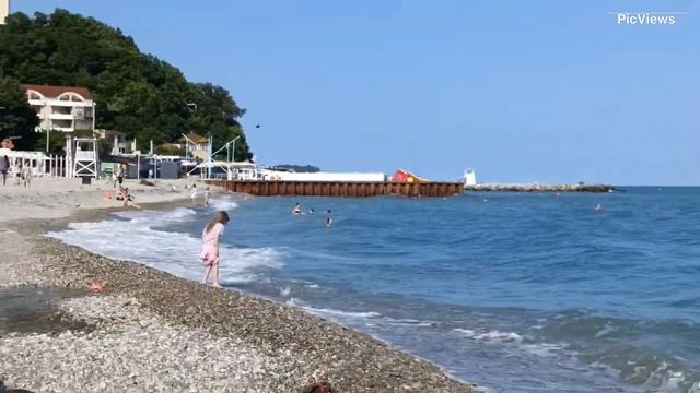Небуг Туапсинский район сегодня 19 июня 2025. Погода на курорте, какая обстановка на пляже и море