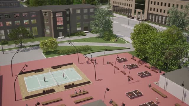 Проект благоустройства кампуса СПбПУ