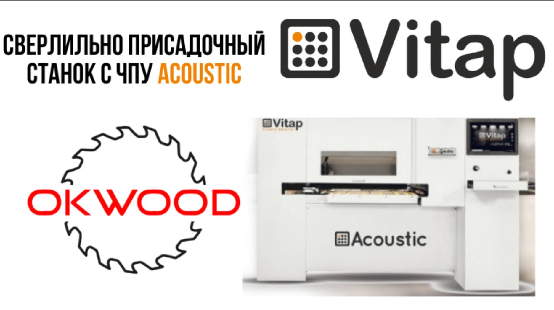 Сверлильно присадочный станок с ЧПУ Vitap  Acoustic