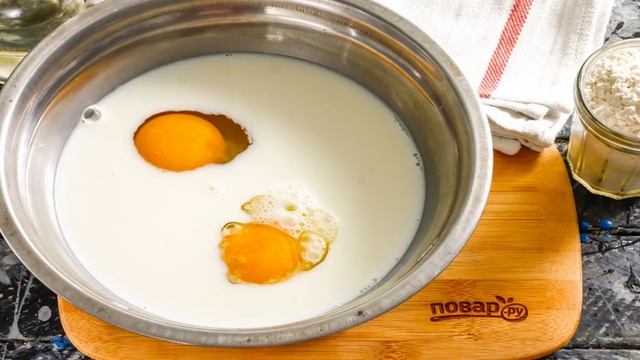 Блины на минералке и молоке